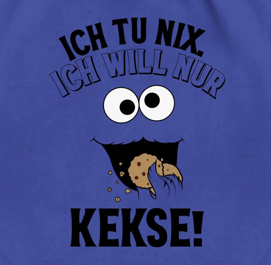 Shirtracer Ich tu nix. Ich will nur Kekse! - schwarz Shirts & Mehr Shirtracer Großer Ausverkauf