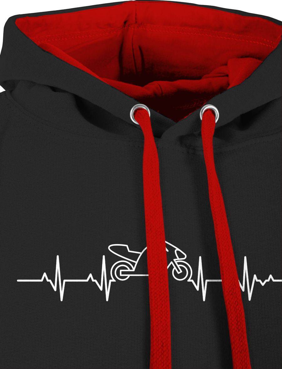 Shirtracer Herzschlag Motorrad: Tshirt Gym Bag Shirtracer Vatertagsangebot