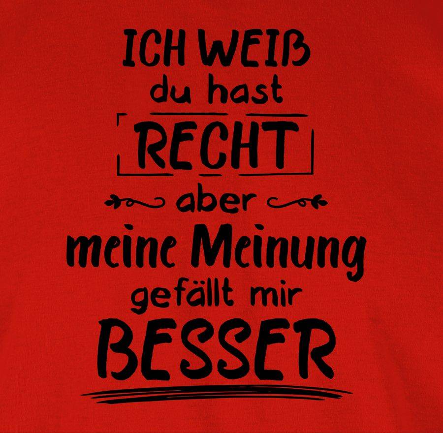 Shirtracer Meine Meinung gefällt mir besser: T-Shirt Turnbeutel Shirtracer Lagerräumung