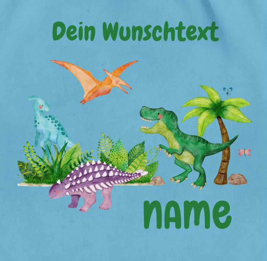 Shirtracer Dino Dinos Dinosaurier: Tshirt Rucksack Shirtracer Top Angebot