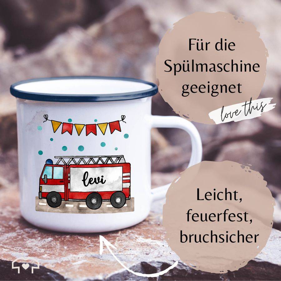 Shirtracer Feuerwehrauto - Geschenk: Tshirt Turnbeutel Shirtracer Zeitlich begrenztes Angebot
