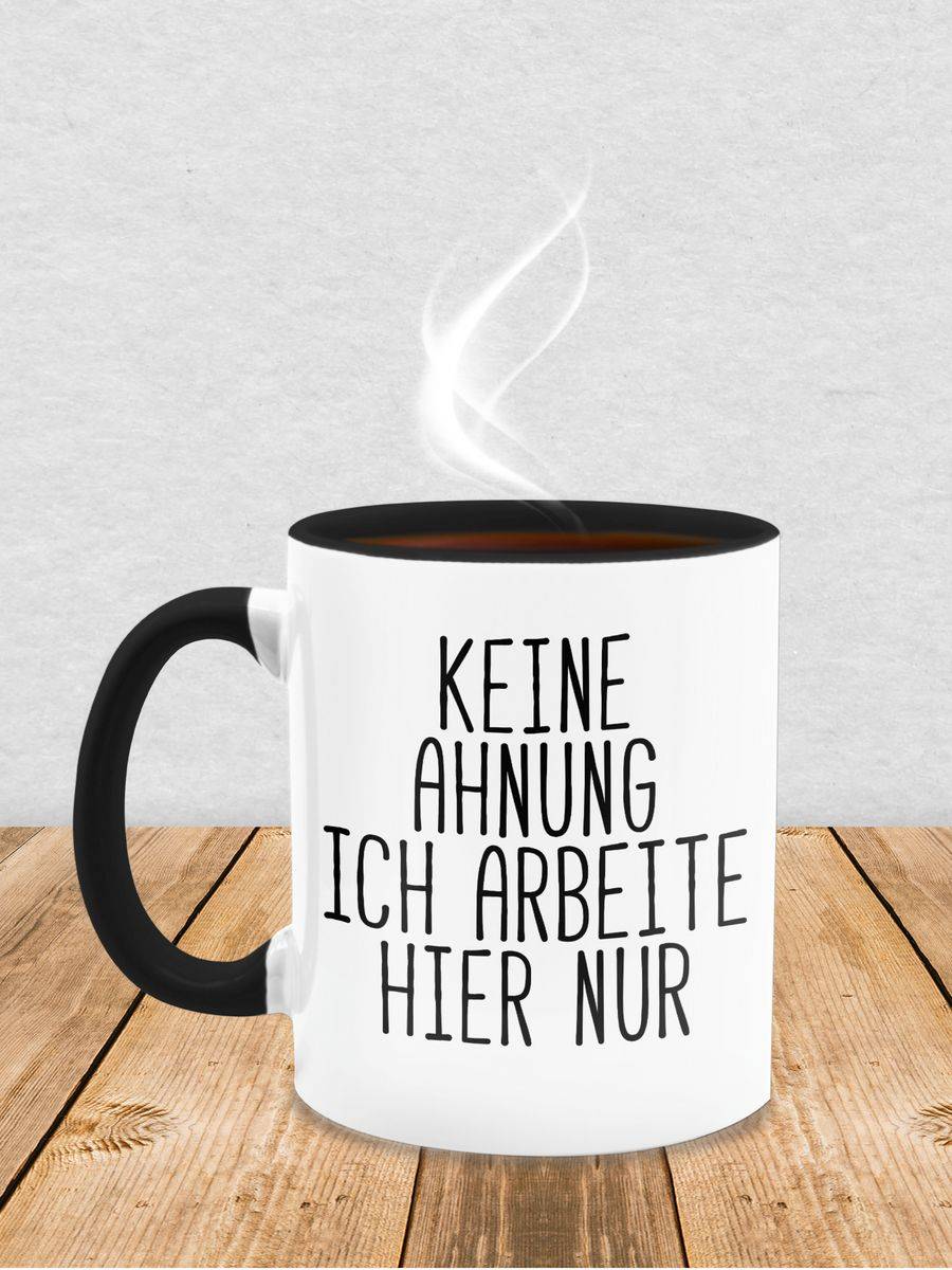 Shirtracer Keine Ahnung ich arbeite hier nur: Tshirt Turnbeutel Shirtracer Riesige Rabatte