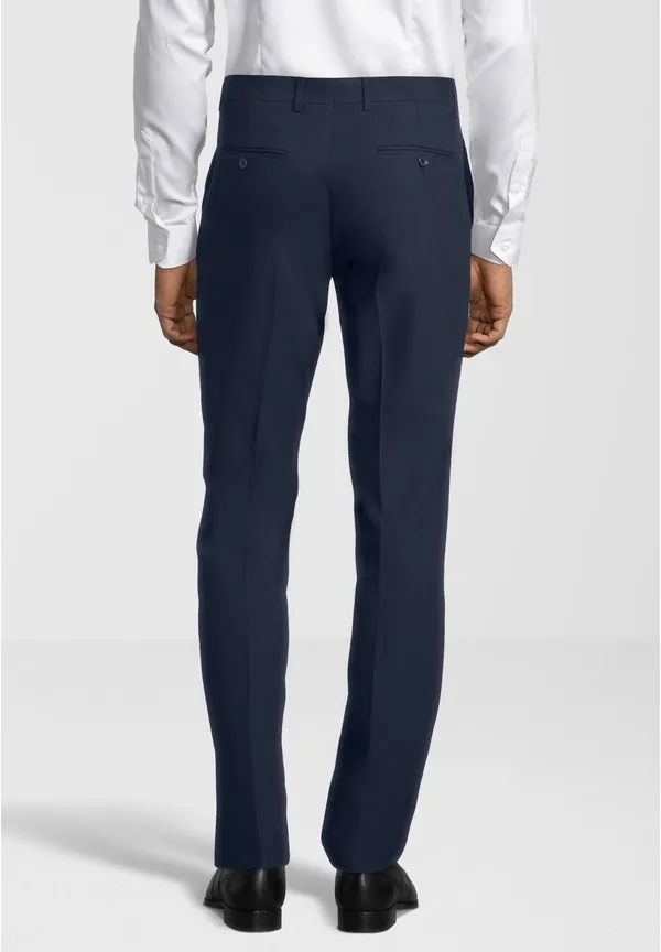 Steffen Klein Anzughose Stoffhose Slim Fit Business in Marine Schlussverkauf