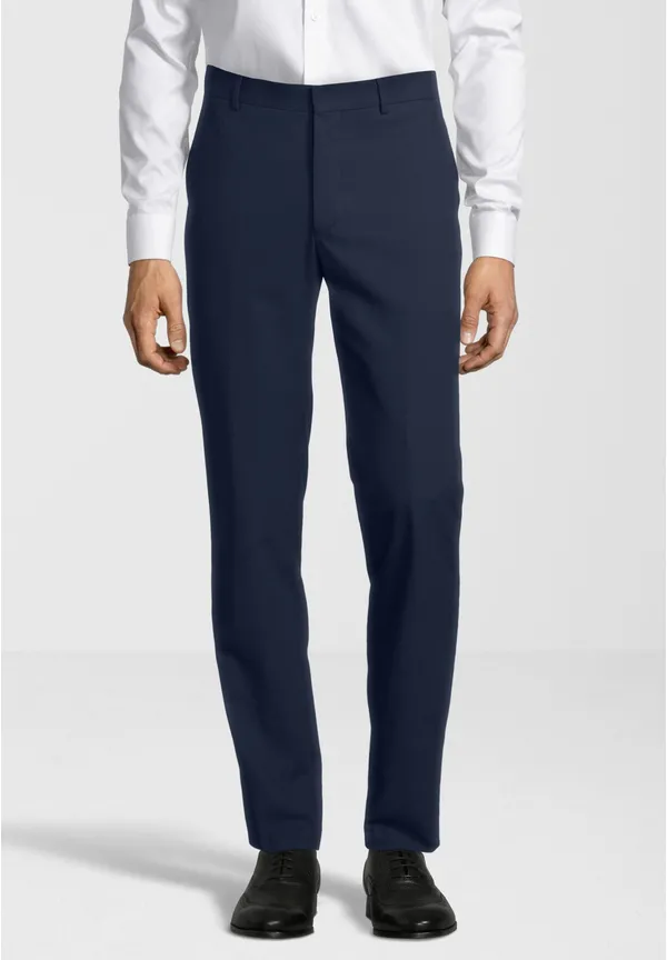 Steffen Klein Anzughose Stoffhose Slim Fit Business in Marine Schlussverkauf